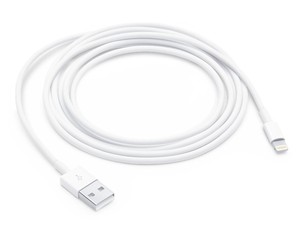 lot 1447 image: Apple Lightning To USB Cable, White