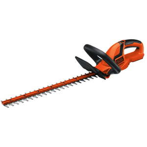 lot 77011 image: BLACKDECKER LHT2220B 20V MAX Lithium 22 in. Hedge Trimmer (Bare)