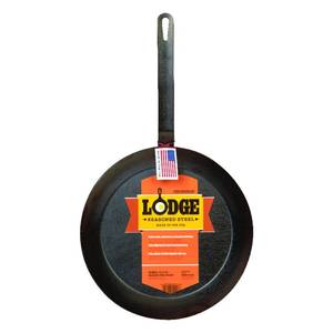 lot 77056 image: Lodge 12 Seasoned Carbon Steel Skillet
