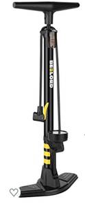lot 77060 image: BEELORD Aluminum Bike Pump - Floor Bicycle Tire Pump with Gauge,High Pressure 160PSI, Air Ball Pump Inflator