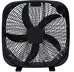 lot 77062 image: Amazon Basics 3 Speed Box Fan, 20-Inch