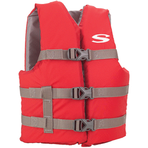 lot 77073 image: COLEMAN Stearns Adult Classic Series Universal Life Jacket Flotation Vest - Red