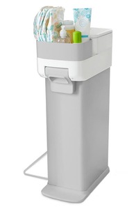 lot 77093 image: Skip Hop Nursery Style Diaper Pail in Gray at Nordstrom