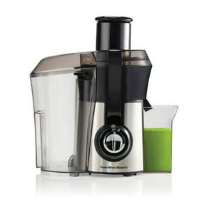 lot 77098 image: Hamilton Beach Big Mouth Pro Juicer Gray and Die-Cast Metal 67608A