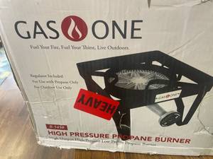 lot 3699 image: Propane burner great for outdoor or camping