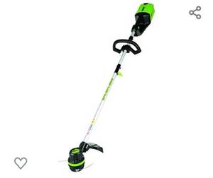 lot 10 image: Greenworks PRO 16-Inch 80V Cordless String Trimmer, Battery Not Included ST80L00