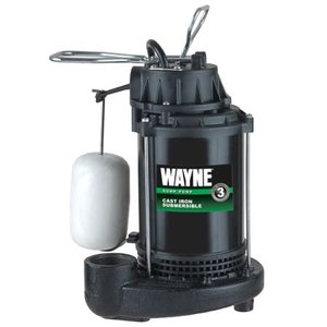lot 75 image: WAYNE CDU800 12 HP Epoxy-Coated Steel Sump Pump