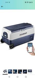 lot 89 image: BODEGA 12 Volt Car Refrigerator, Portable Freezer, Car Fridge Dual Zone APP Control, 38 Quart��36L��-4��-68�� RV Electric Compressor Cooler 1224V DC and 100-240V AC for Outdoor, Travel, Camping