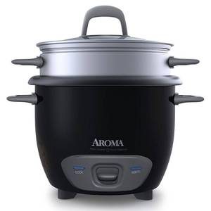 lot 92 image: Aroma Arc-743-1NGB 6-Cup Pot Style Rice Cooker