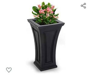 lot 324 image: Mayne Inc Cambridge Tall Planter, Black