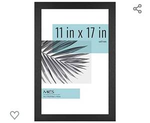 lot 340 image: MCS Studio Gallery Frame, 11 x 17 in, Single