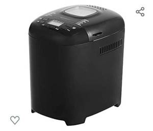 lot 145 image: Amazon Basics 2 Pound Non-Stick Bread Making Machine, Black