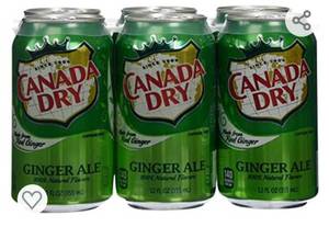 lot 154 image: Canada Dry Ginger Ale, pack of 15