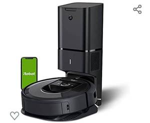 lot 178 image: iRobot Roomba i7 (7550) Robot Vacuum with Automatic Dirt Disposal - Empties Itself for up to 60 days, Wi-Fi Connected, Smart Mapping, Works with Alexa, Ideal for Pet Hair, Carpets, Hard Floors, Black