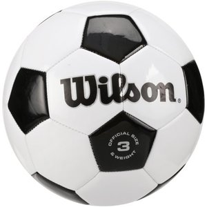 lot 179 image: Wilson Traditional Soccer Ball, Size 3, Black and White