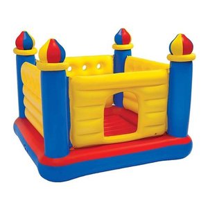 lot 188 image: Intex - Jump-O-Lene Inflatable Colorful Castle Ball Pit and Bounce House - Multicolor