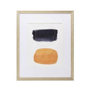 lot 195 image: Melannco Beige Frame 2-piece Set, White