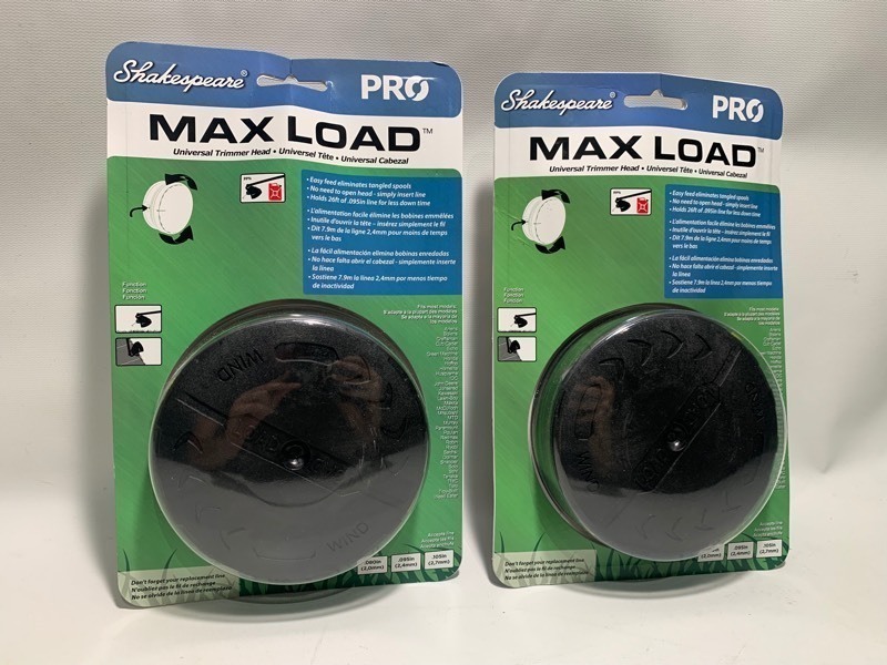 lot 177 image: 2 New Shakespeare Pro Max Load Universal Trimmer Head