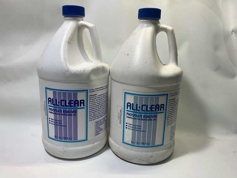lot 187 image: 2 Jugs of All-Clear Phosphate Remover