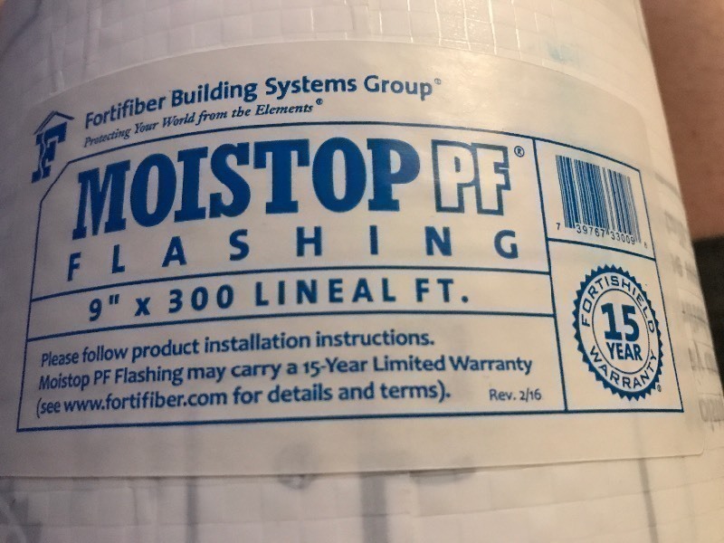lot 236 image: Roll oh 9 x 300 Moistop PF Flashing