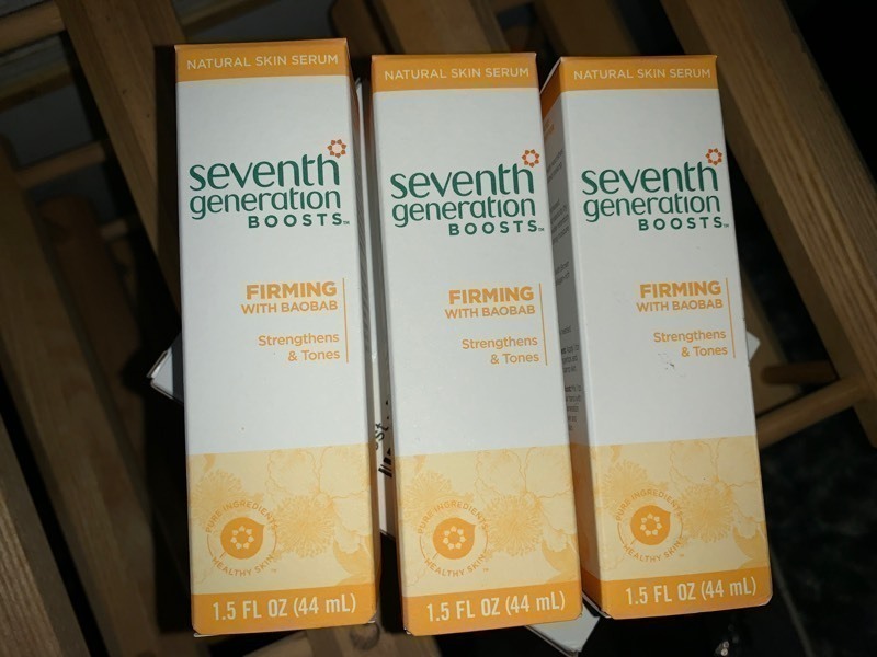 lot 257 image: 3 Seventh Generation Boosts Firming w Baobab Natural Skin Serum