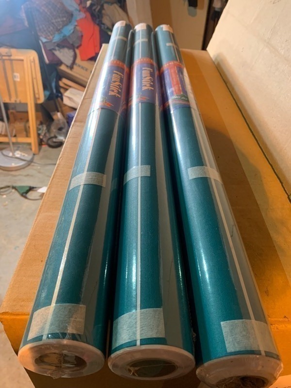 lot 268 image: 3 Roles of 36x200 Self Adhesive Fun Stick