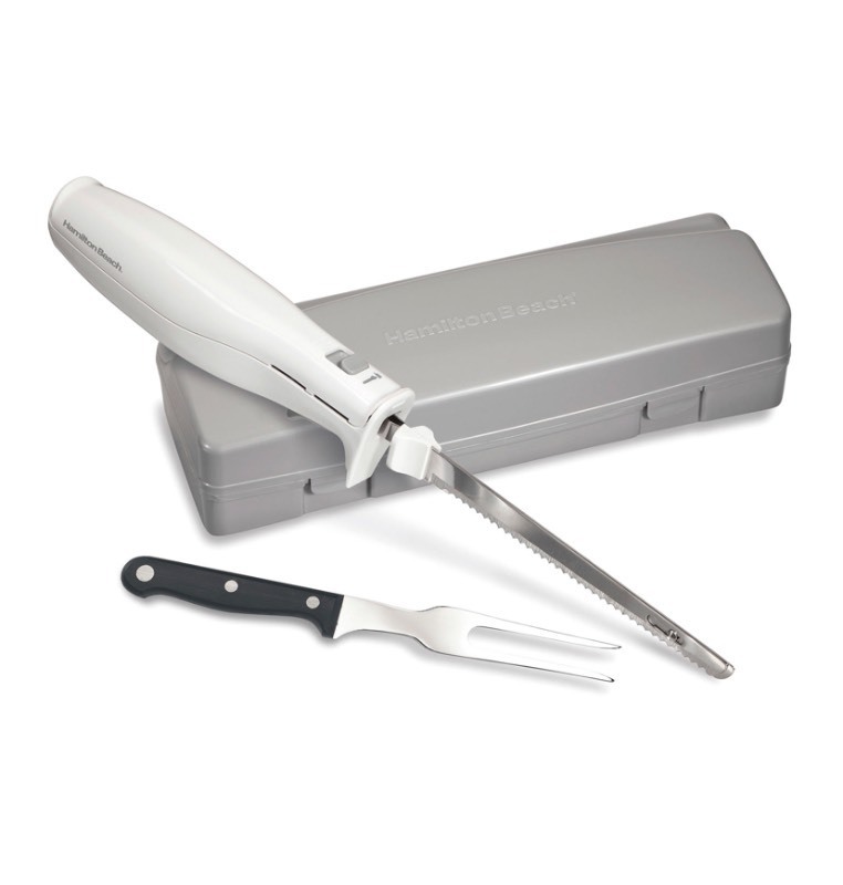 lot 336 image: New Hamilton Beach Electric Knife w Storage Case and Extras