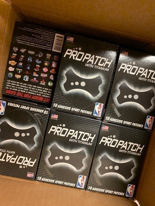 lot 495 image: New Box of 54 Case Adhesive Propatch Sport Patches