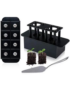 lot 47 image: MIXC Manual Soil Blocking Tool w Garden Trow