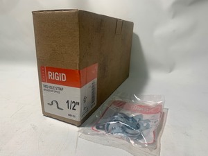 lot 65 image: New Box of 30 Packs of 4 Rigid Two 12 Hole Straps