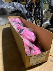 lot 98 image: New Large Box of Viper Martial Arts MMA Practice Sparing Gloves Pink