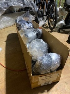 lot 94 image: New Large Box of Lightning MMA Practice Sparing Gloves Grey