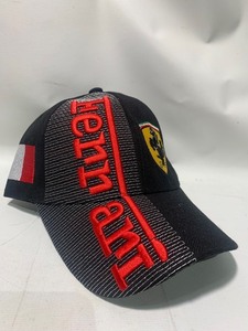 lot 137 image: New Formula-1 Black Ferrari All Embroidered Super Car Driving Hat