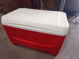 lot 1100 image: Igloo cooler with ice packs