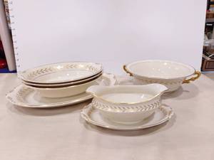 lot 1130 image: Old Ivory china serving dishes