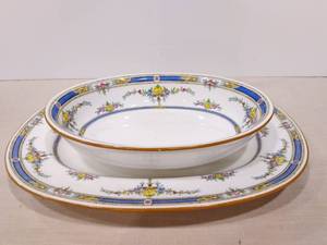 lot 1133 image: Mintons platter and bowl