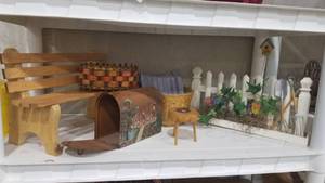 lot 2016 image: Doll furniture and accessories