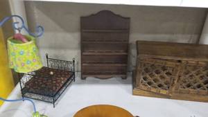 lot 2017 image: Doll furniture and accessories