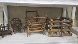 lot 2020 image: Doll furniture and accessories
