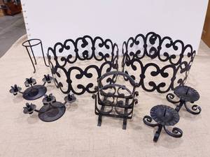 lot 1191 image: Wrought iron decor
