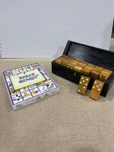 lot 1221 image: Bible bingo and wooden Dominos