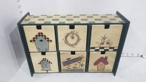 lot 2073 image: 6 drawer cubby