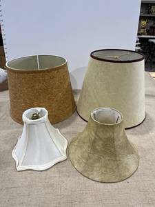 lot 1259 image: Four lampshades