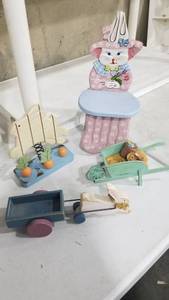 lot 2039 image: Doll furniture and accessories