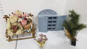 lot 2094 image: Doll furniture and accessories