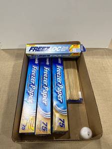lot 1278 image: Freezer paper and skewers