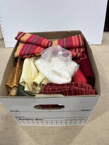 lot 1307 image: A box of fabric
