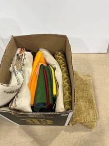 lot 1308 image: A box of fabric