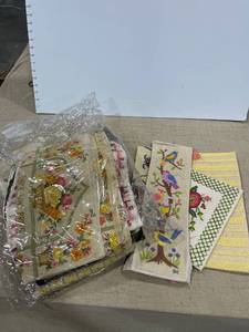 lot 1312 image: Needlepoint items