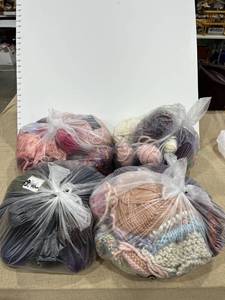 lot 1330 image: Bags of yarn